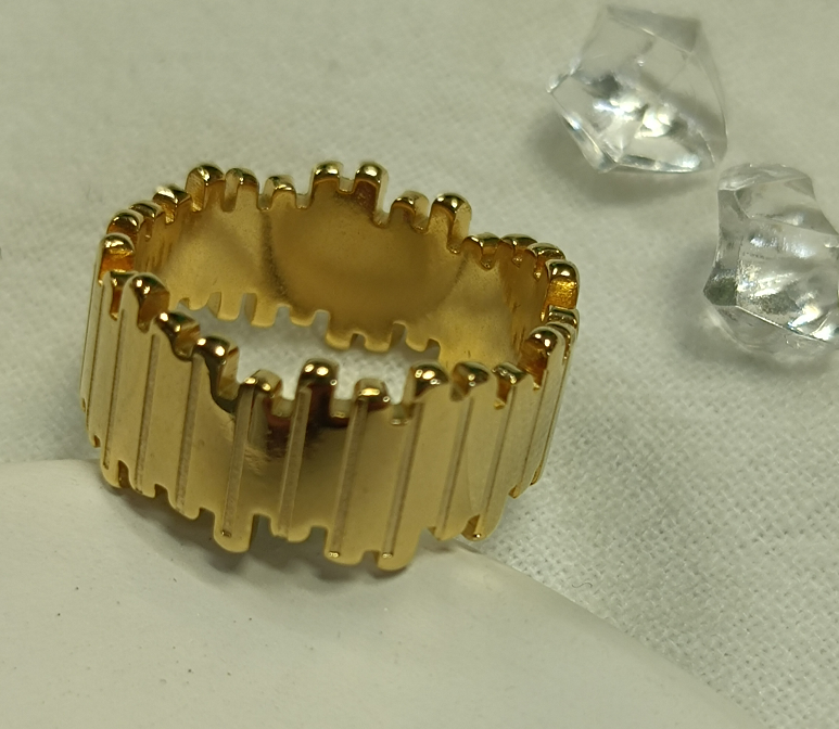 Latest Trends Fashion Minimalist Rings 18K Gold Plated Ring asonjewelry